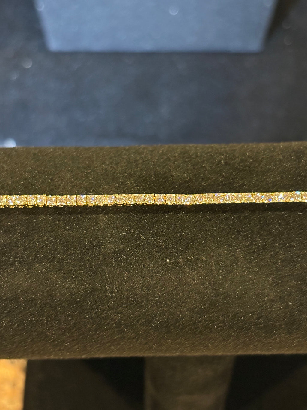 Gold-Plated Tennis Necklace