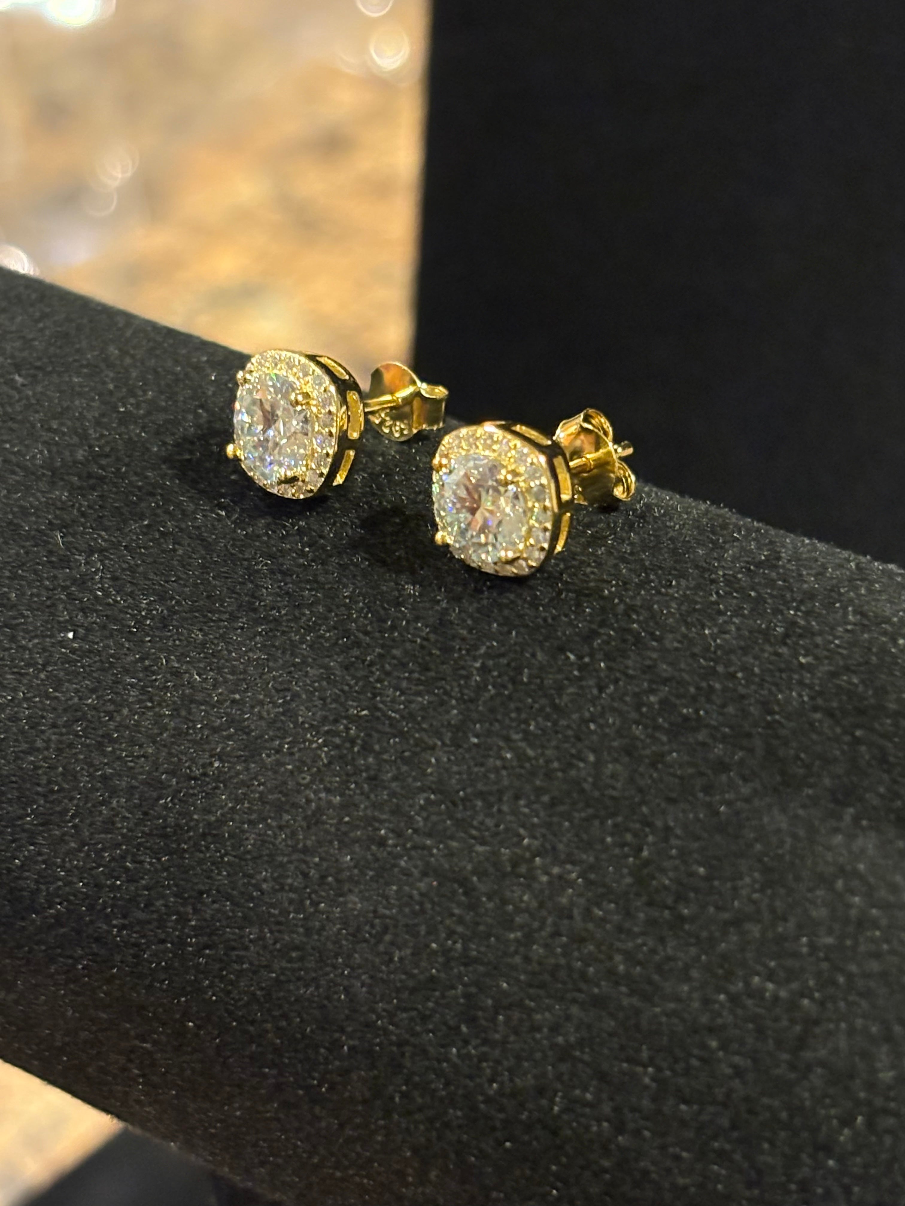 Stud Earrings - Sterling Silver