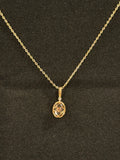 Oval Pendant Necklace