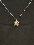 Eternal Swirl Moissanite Necklace