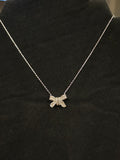 Timeless Bow Moissanite Necklace