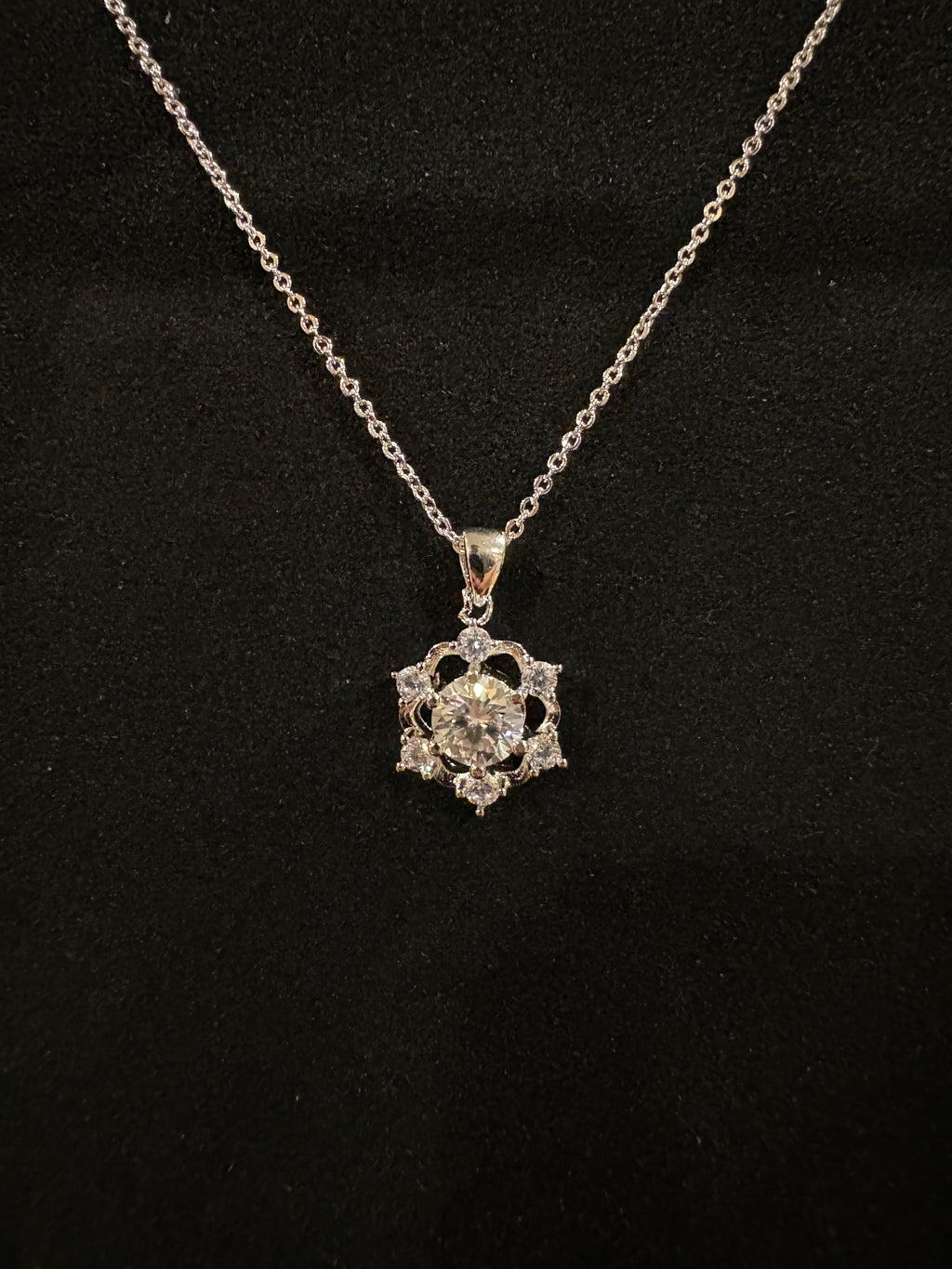 Celestial Bloom Moissanite Necklace