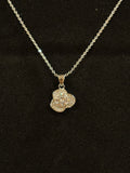 Radiant Petal Moissanite Necklace