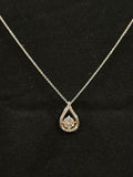 Eternal Teardrop Moissanite Necklace