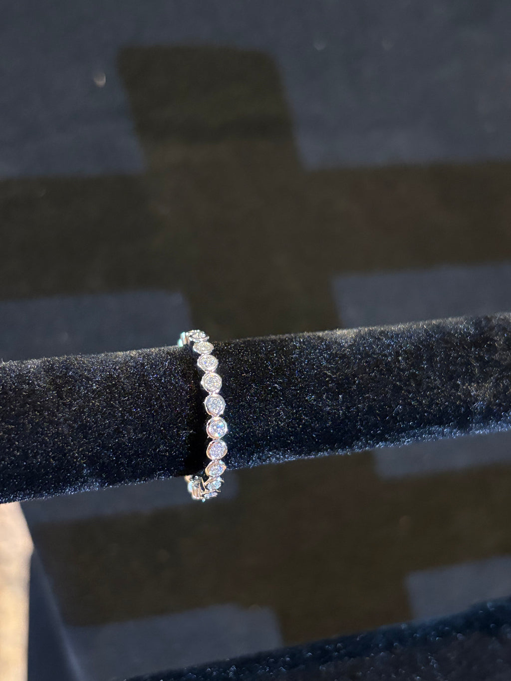 Classic Stainless Steel Eternity Ring – Size 10