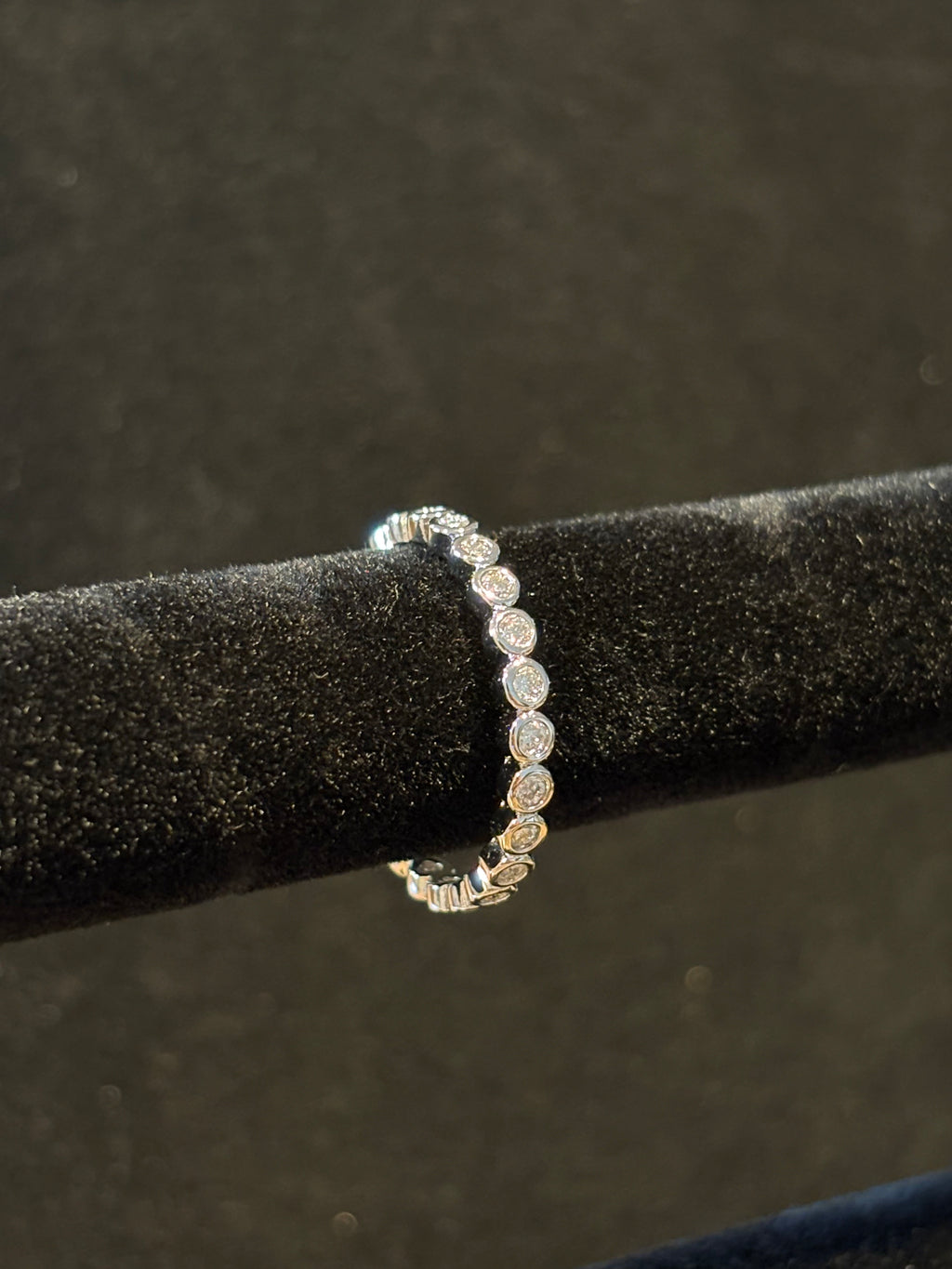Classic Stainless Steel Eternity Ring – Size 10