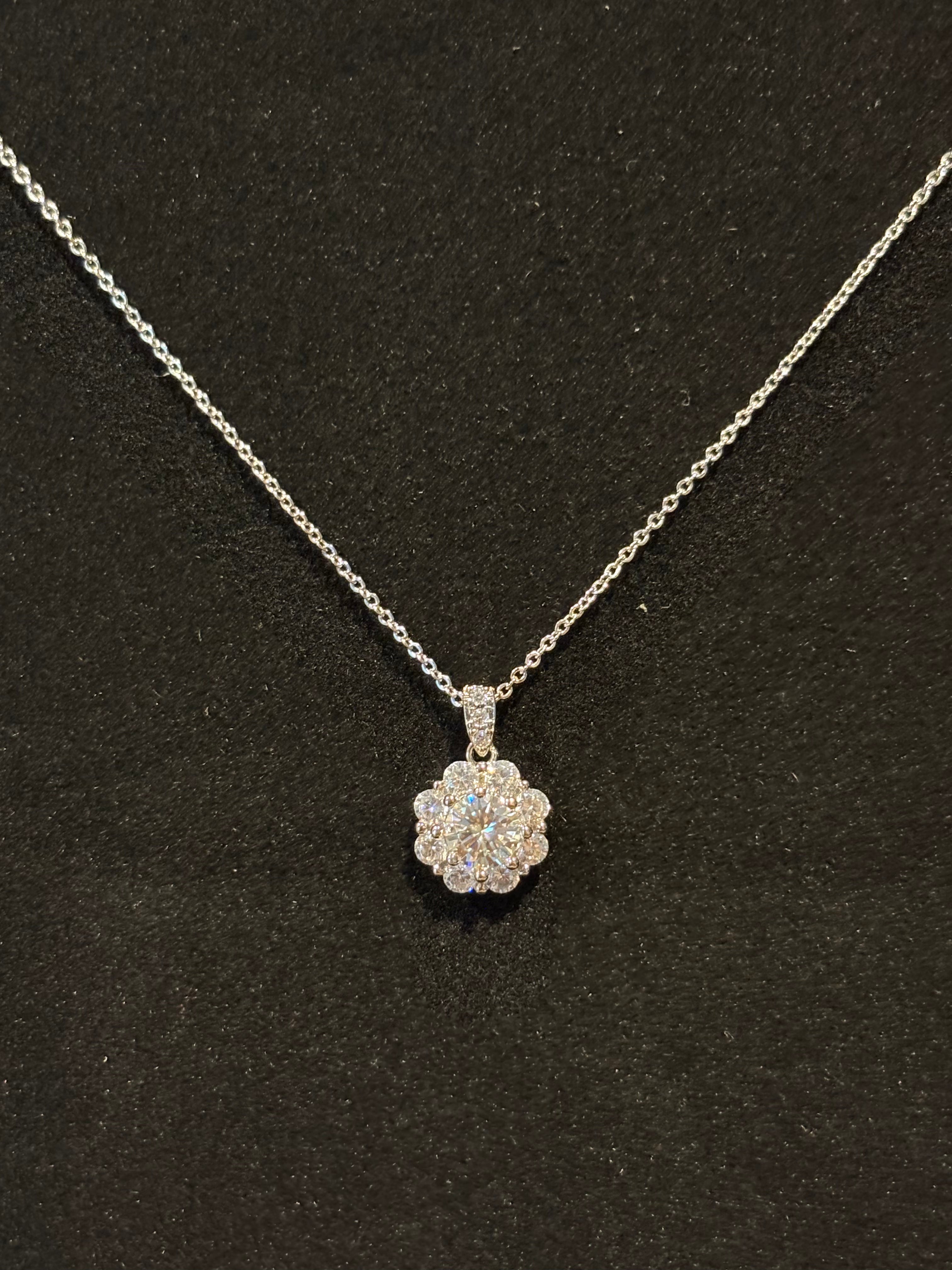 Flower Pendant Necklace
