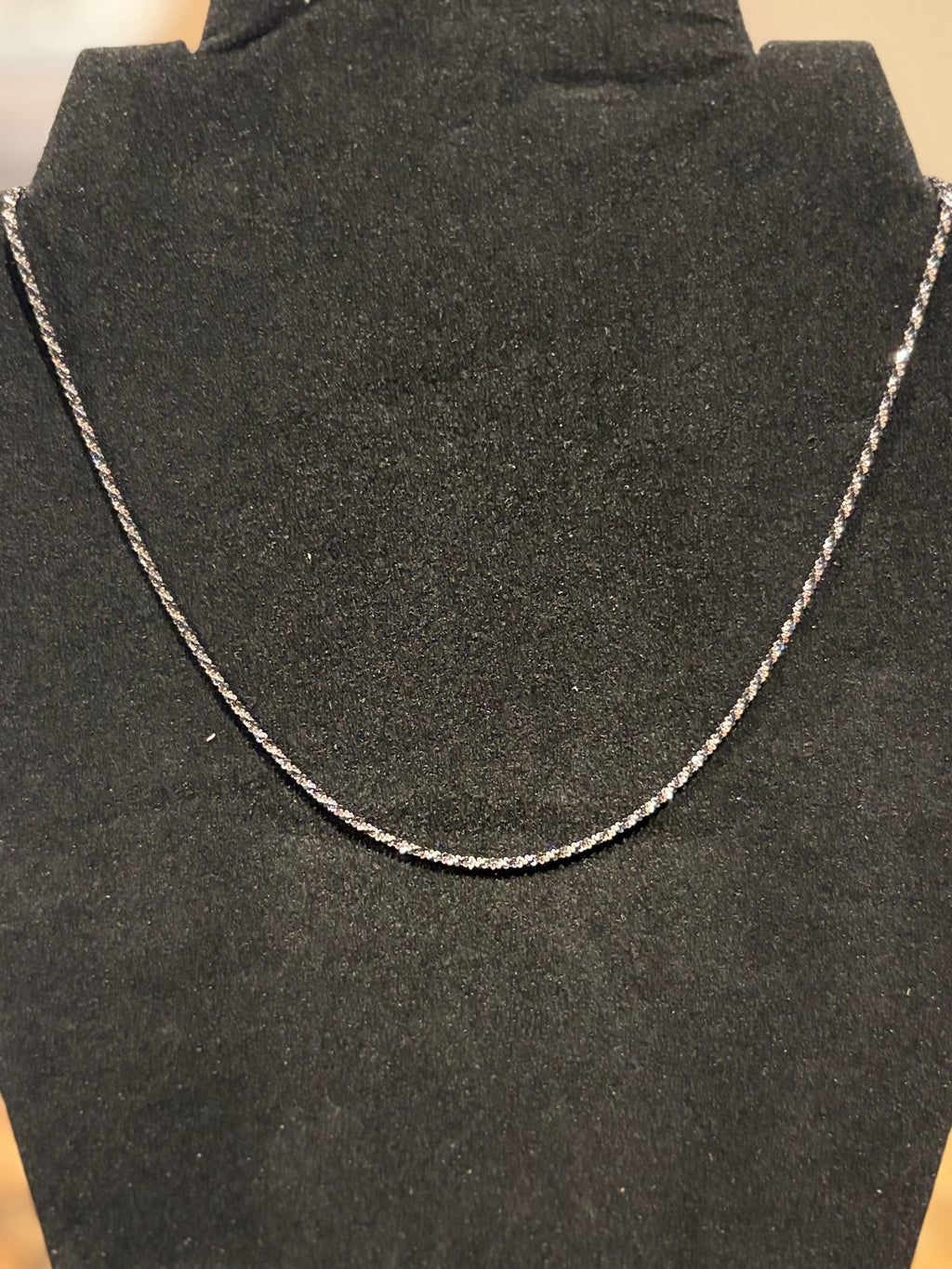 Monochromatic Twist Necklace: Italian Black and White Textured