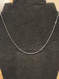 Monochromatic Twist Necklace: Italian Black and White Textured