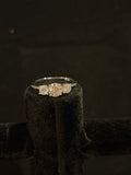 The "Eternal Trio" Moissanite Past, Present, and Future Ring