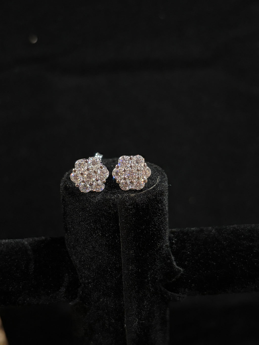 Celestial Bloom Flower Stud Earrings