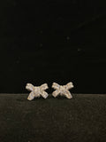 Elegant Bow Moissanite Stud Earrings