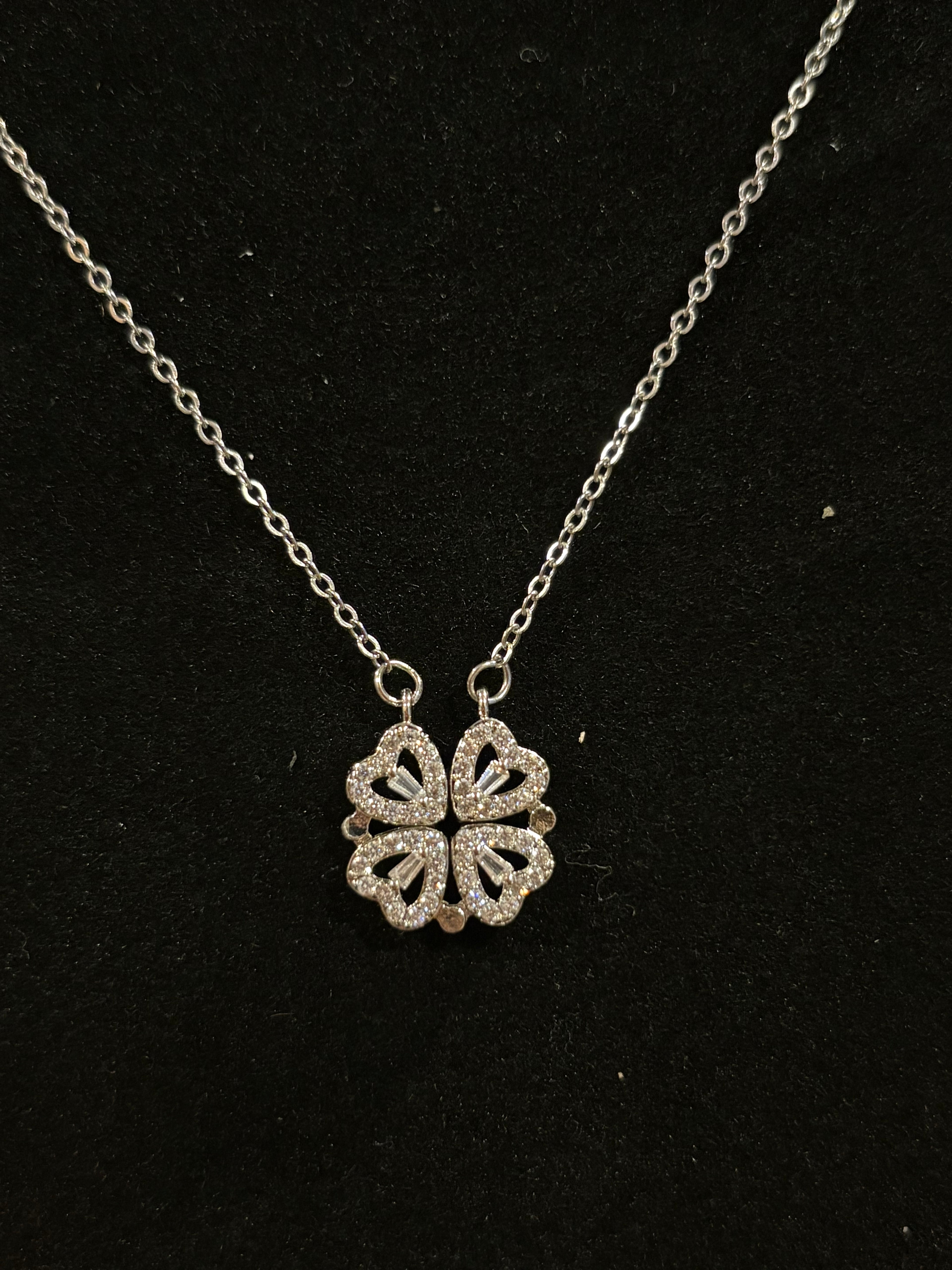 The Infinite Luck Four-Leaf Clover Pendant