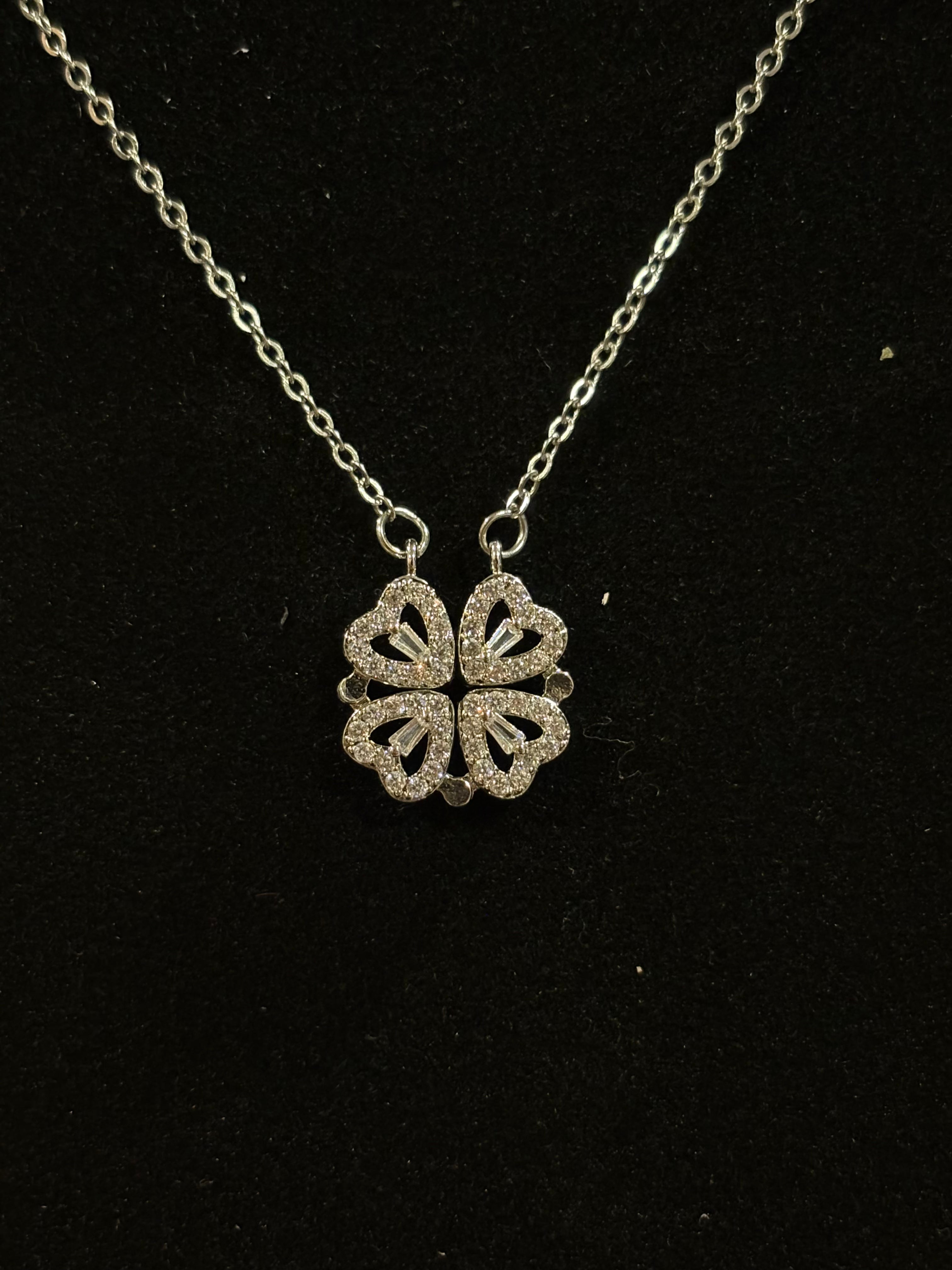 The Infinite Luck Four-Leaf Clover Pendant