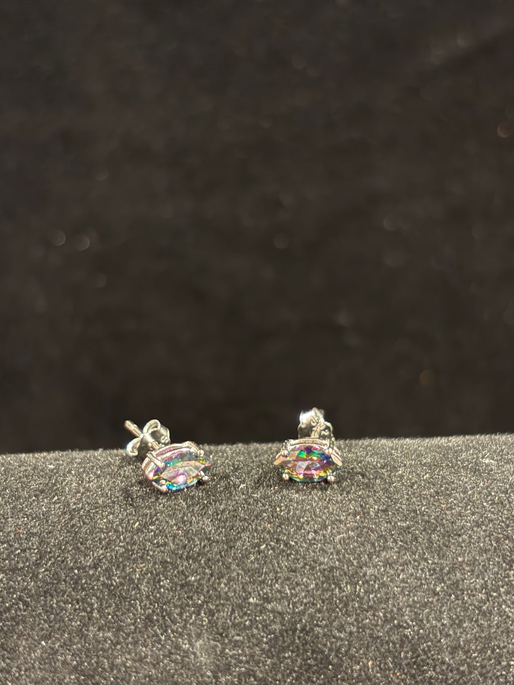 Radiant Mystic Marquise Stud Earrings