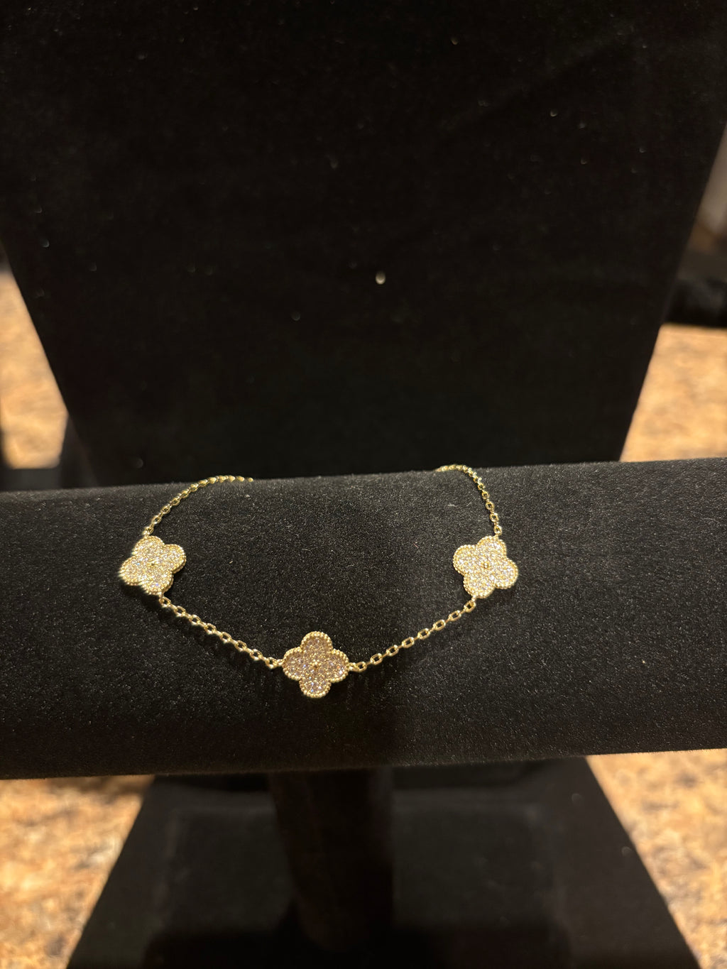 Brilliant Full-Pave Moissanite Clover Multi-Motif Bracelet