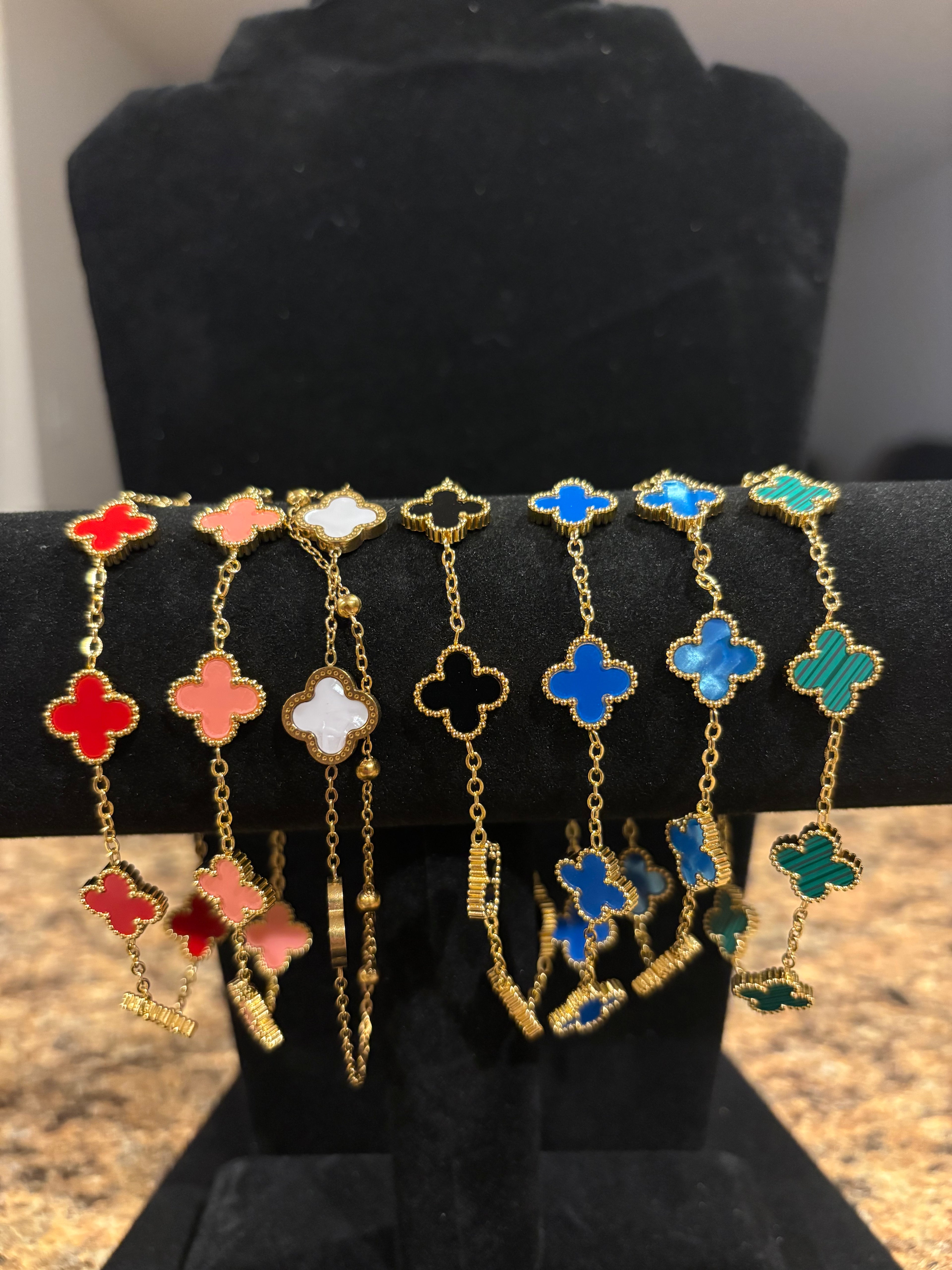 Lucky Charm: The Four-Leaf Clover Bracelet Collection