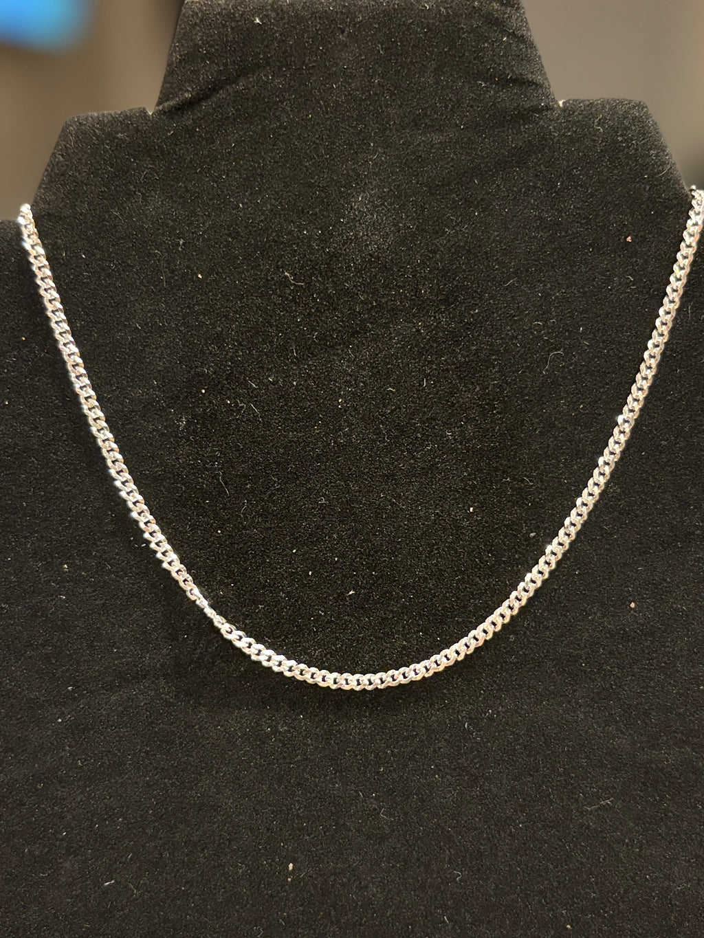Men’s Classic Italian Curb Link Chain Necklace