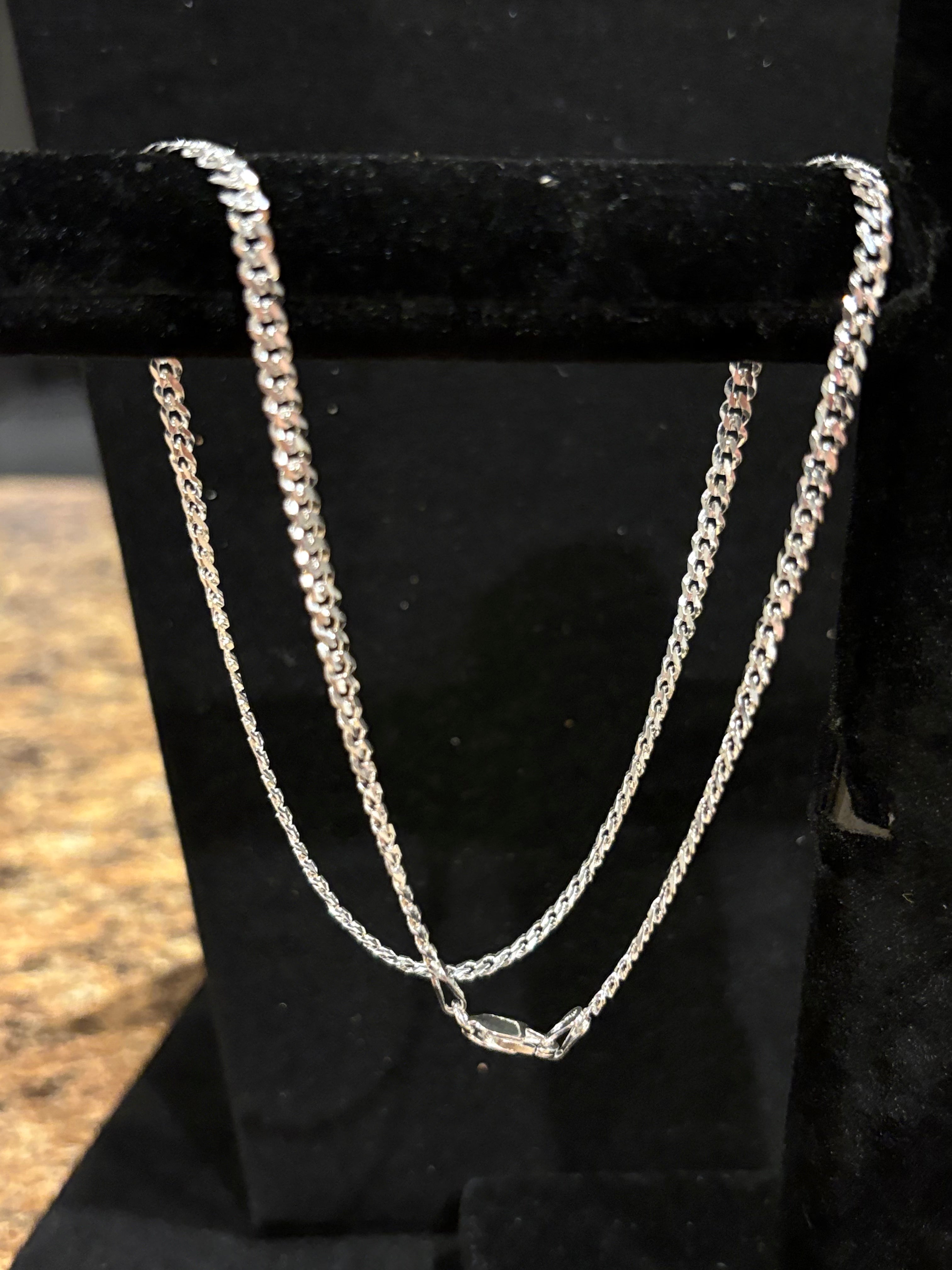 Men’s Classic Italian Curb Link Chain Necklace
