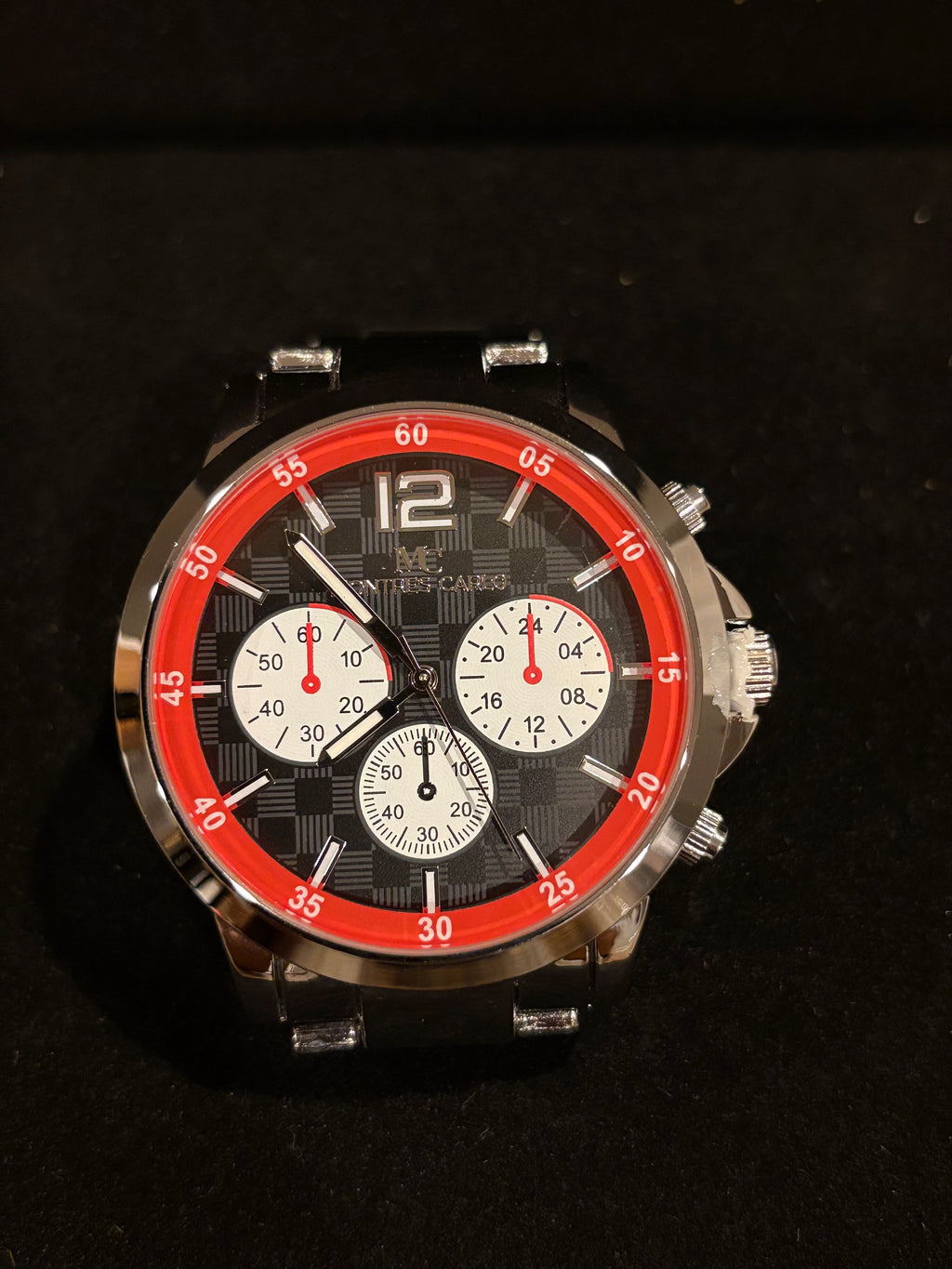 Driven by Style: Men’s Montres Carlo Racing Chronograph Watch (40mm)