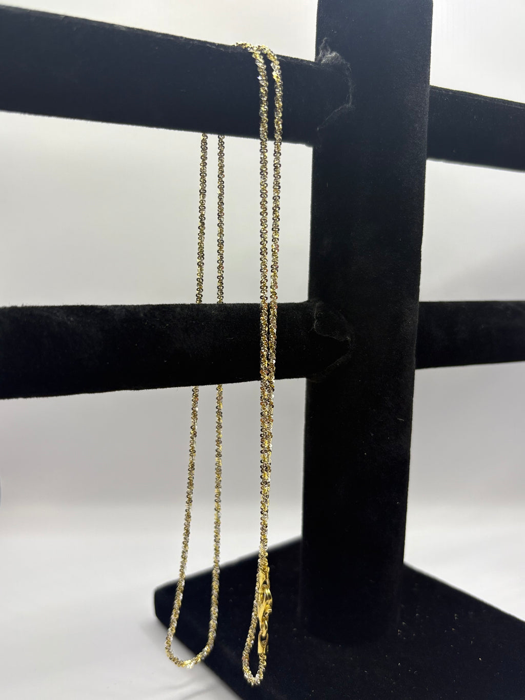 Twisted rock chain features a textured, spiral design crafted to reflect light from every angle